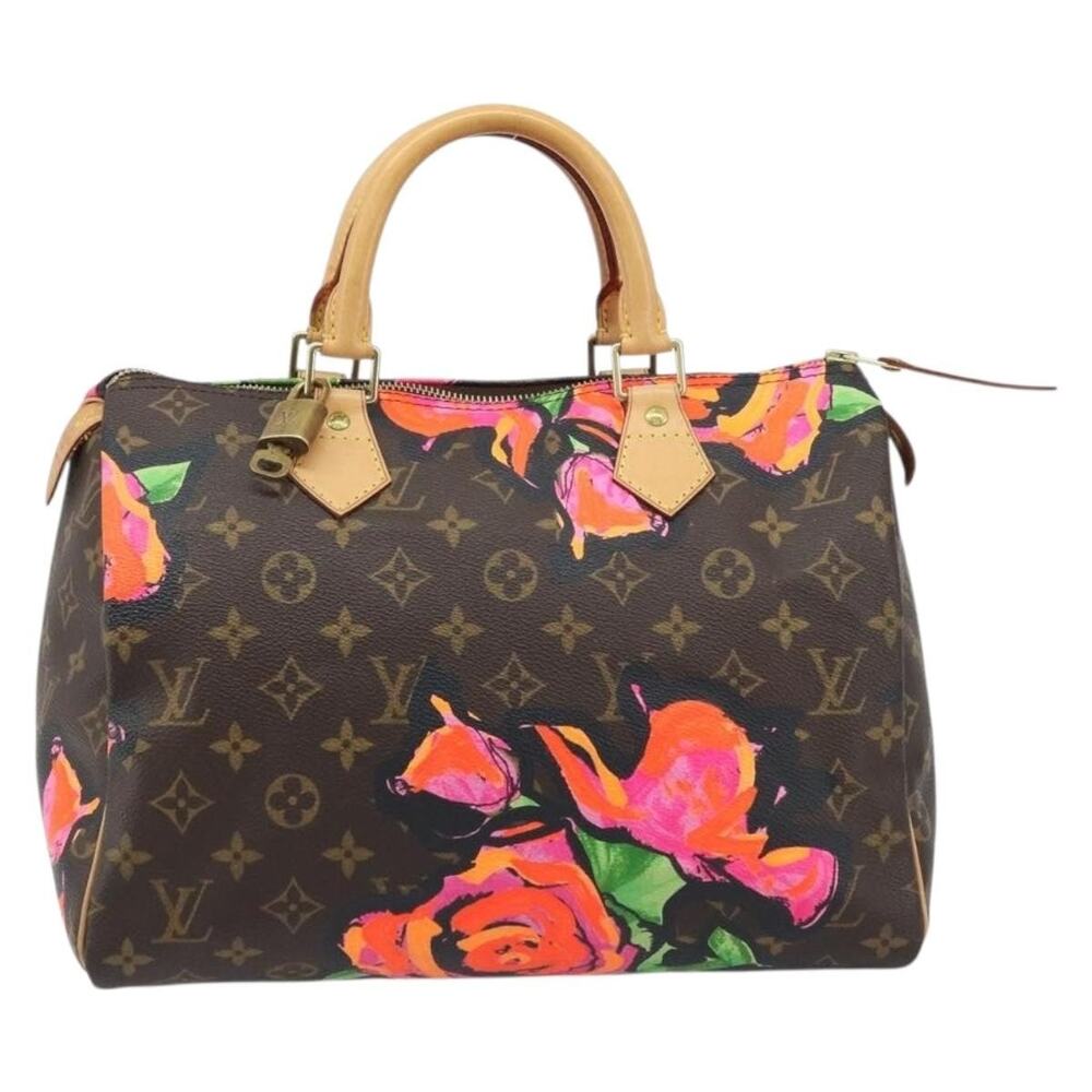 Louis Vuitton Monogram Rose Speedy 30 Handbag Orange